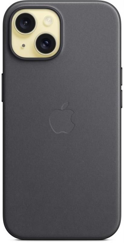 Чохол-накладка Apple FineWoven Case with MagSafe для Apple iPhone 15 Black (MT393)