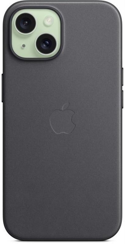 Чохол-накладка Apple FineWoven Case with MagSafe для Apple iPhone 15 Black (MT393)