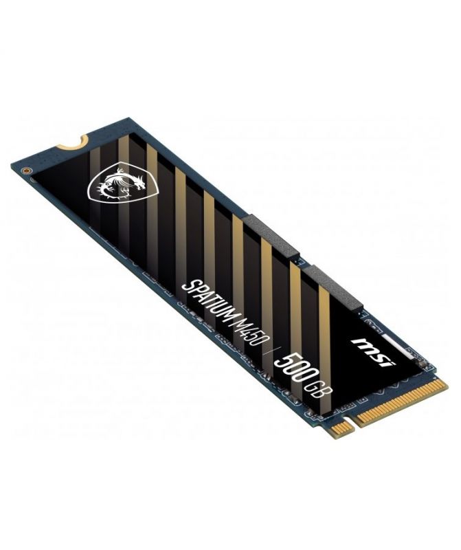 Накопичувач SSD  500GB MSI Spatium M450 V1 M.2 2280 PCIe 4.0 x4 NVMe 3D NAND TLC (S78-440K380-P83)