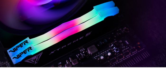 Модуль пам`яті DDR5 2х16GB/7600 Patriot Viper Xtreme 5 RGB (PVX532G76C36K)