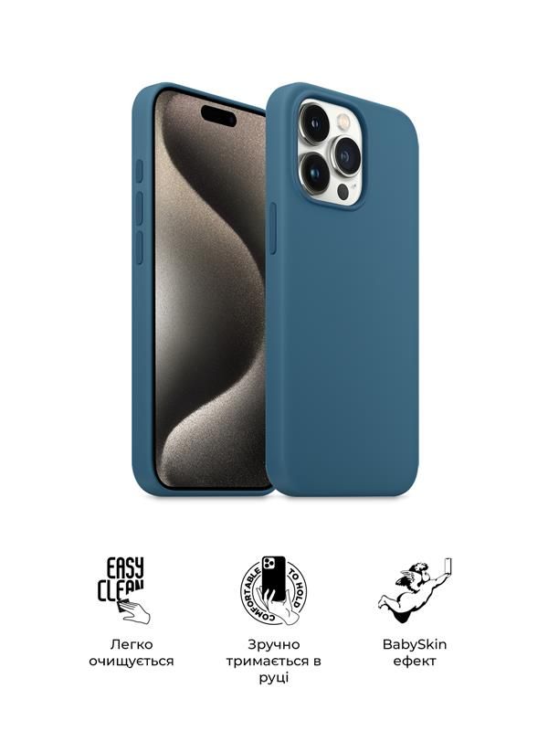 Чохол-накладка Armorstandart Icon2 для Apple iPhone 15 Pro Max Storm Blue (ARM70530)