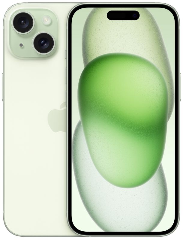 Смартфон Apple iPhone 15 128GB A3090 Green (MTP53RX/A)