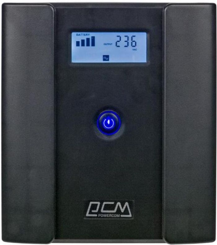 Джерело безперебійного живлення Powercom RPT-1500AP, 4xSchuko, LCD (00210225)