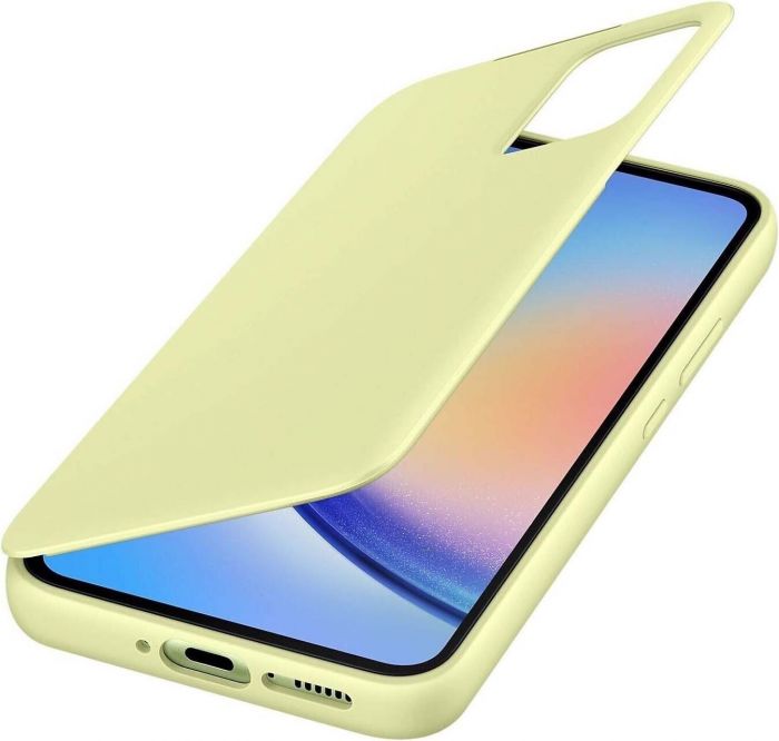 Чохол-книжка Samsung Smart Clear View Cover для Samsung Galaxy A54 SM-A546 Lime (EF-ZA546CGEGRU)