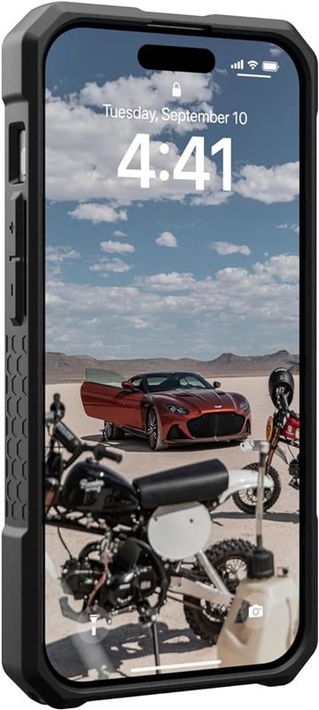 Чохол-накладка Urban Armor Gear Monarch Pro Magsafe для Apple iPhone 15 Pro Kevlar Black (114221113940)