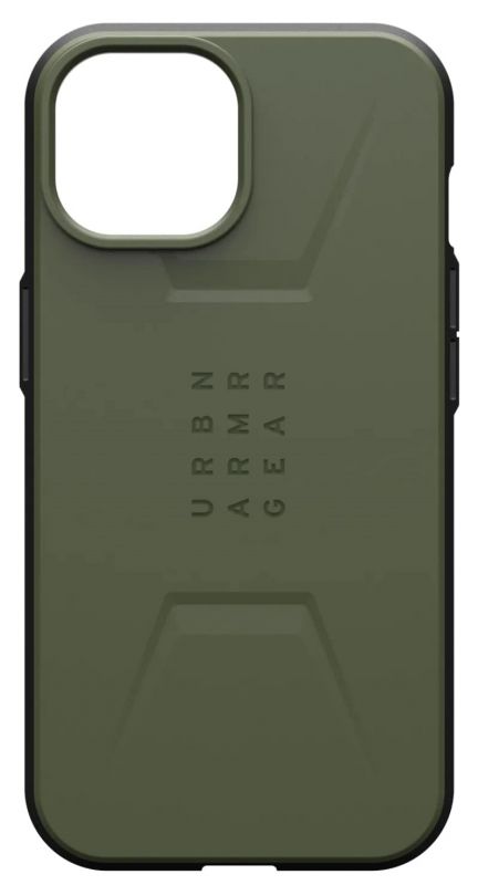 Чохол-накладка Urban Armor Gear Civilian Magsafe для Apple iPhone 15 Olive (114287117272)