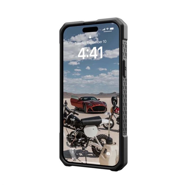 Чохол-накладка Urban Armor Gear Monarch Pro Magsafe для Apple iPhone 15 Plus Carbon Fiber (114220114242)