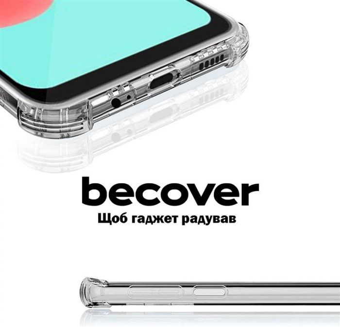 Чохол-накладка BeCover Anti-Shock для Xiaomi Redmi 13C/Poco C65 Clear (710476)