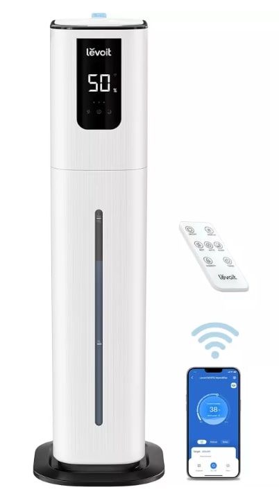 Зволожувач повітря Levoit Oasis Mist 1000S Smart Ultrasonic Cool Mist Tower LUH-M10 (HEAPHULVSEU0082Y)
