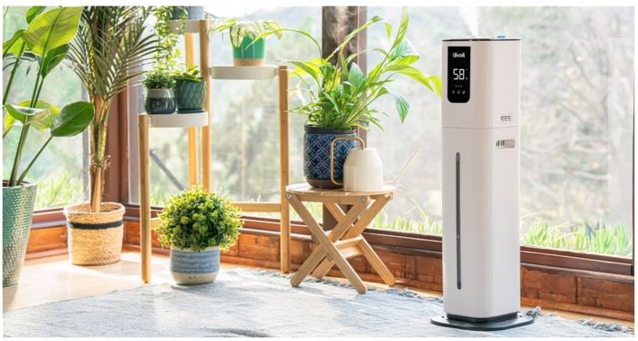 Зволожувач повітря Levoit Oasis Mist 1000S Smart Ultrasonic Cool Mist Tower LUH-M10 (HEAPHULVSEU0082Y)
