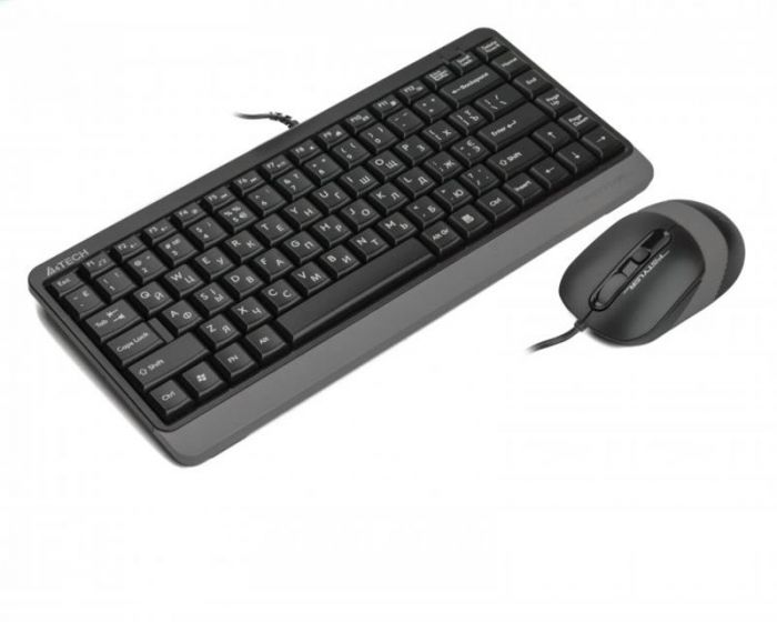 Комплект (клавіатура, миша) A4Tech Fstyler F1110 Grey USB