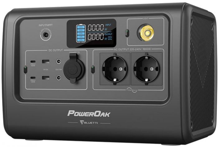 Зарядна станція Bluetti PowerOak EB70 1000W 716Wh (PB930692)