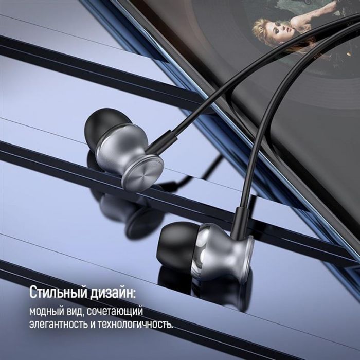 Гарнітура СolorWay 3.5 mm Wired Earphone UrbanBeat Black (CW-WD03BK)