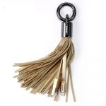 Кабель Remax RC-053i Tassel Ring USB - Lightning (M/M), 0.15 м, Gold (6954851260172)