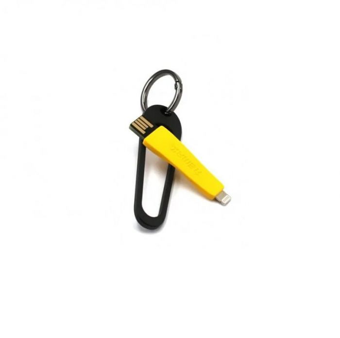 Кабель Remax RC-024i Portable USB - Lightning, 0.07м Yellow (2000700000810)