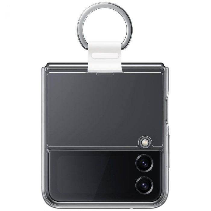 Чохол-накладка Samsung Clear Cover with Ring для Samsung Galaxy Flip 4 SM-F721 Transparent (EF-OF721CTEGUA)