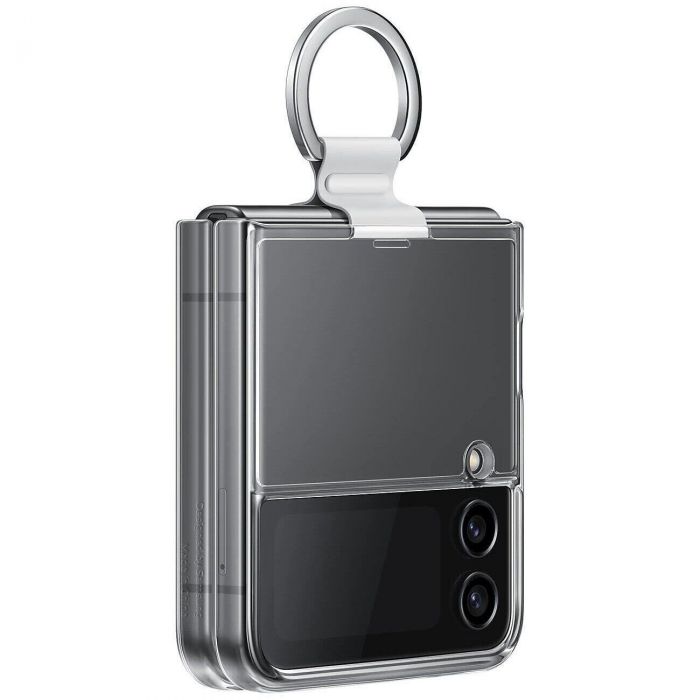 Чохол-накладка Samsung Clear Cover with Ring для Samsung Galaxy Flip 4 SM-F721 Transparent (EF-OF721CTEGUA)