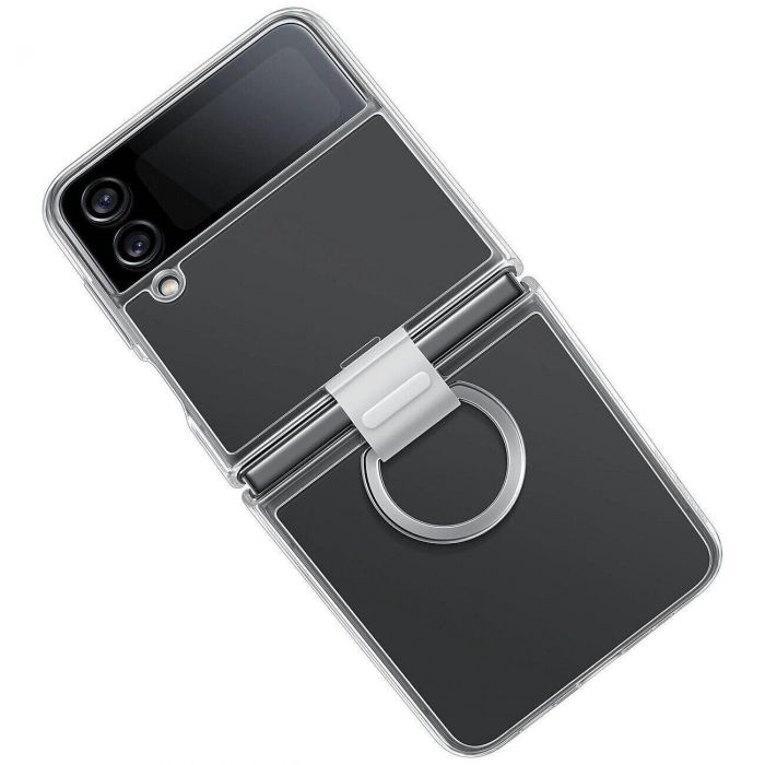 Чохол-накладка Samsung Clear Cover with Ring для Samsung Galaxy Flip 4 SM-F721 Transparent (EF-OF721CTEGUA)