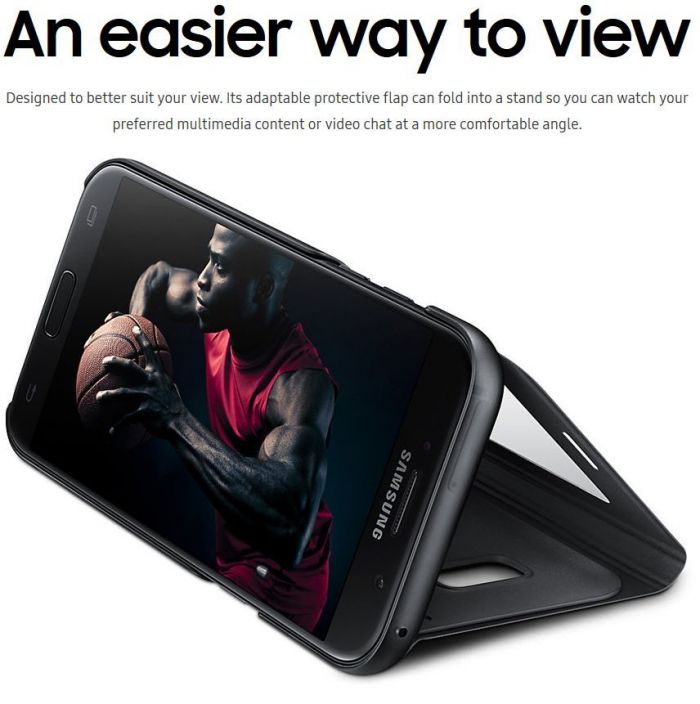 Чохол-книжка Samsung S View Standing Cover для Samsung Galaxy A5 2017 SM-A520 Black (EF-CA520PBEGRU)