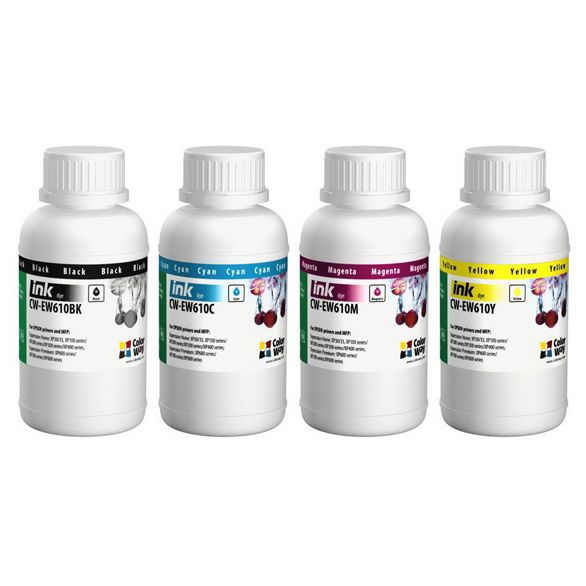 Комплект чорнил ColorWay Epson XP103/600 BK/С/M/Y (ColorWay-EW610SET02) 4*200г