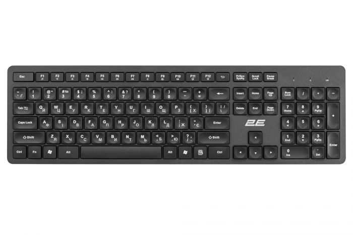 Комплект (клавіатура, миша) бездротовий 2E MK420 Black (2E-MK420WB_UA)