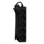 Фільтр живлення 2Е (2E-U05M3BK) 5 розетки, 3 м, чорний