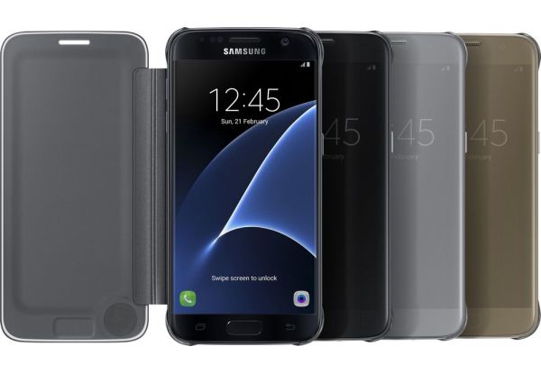 Чохол-книжка Samsung Clear View Cover для Samsung Galaxy S7 Edge SM-G935 Black (EF-ZG935CBEGRU)