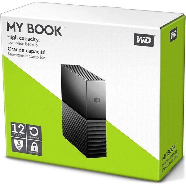 Зовнішній жорсткий диск 3.5" USB 12.0TB WD My Book Black (WDBBGB0120HBK-EESN)