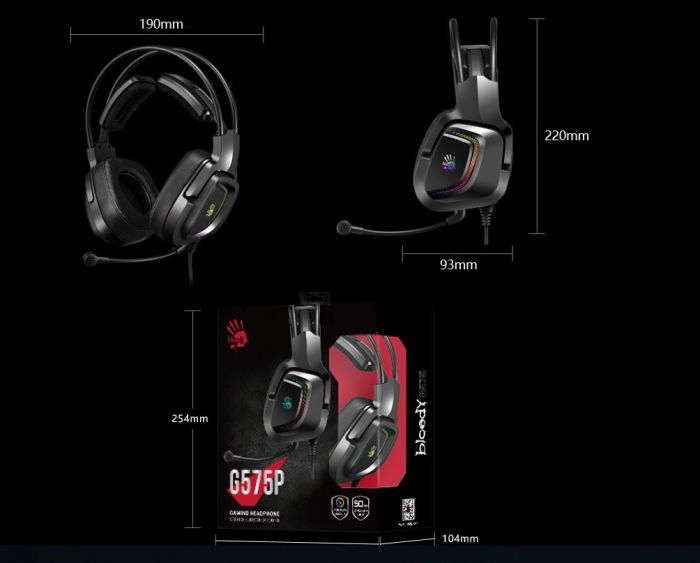 Гарнітура Bloody G575P Black