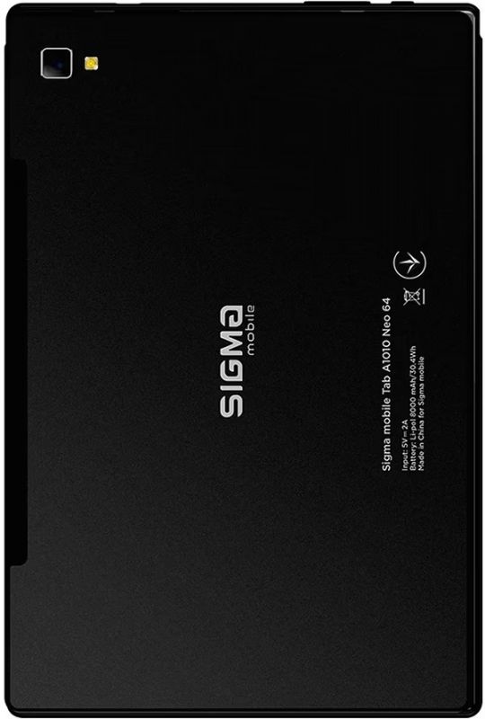 Планшет Sigma mobile Tab A1010 Neo 4/64GB 4G Dual Sim Black+чохол-книжка