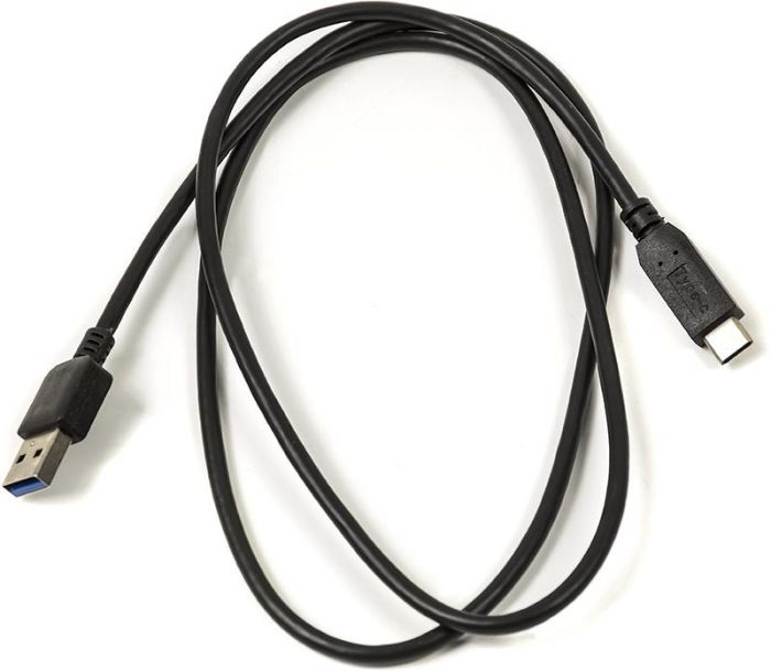 Кабель PowerPlant (CA910816) USB3.0(AM)-USB3.0 Type-C(M), 1м, Black