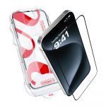 Захисне скло Intaleo з аплікатором Intaleo MagicBox для Apple iPhone 15 Pro Black (4820266742850)