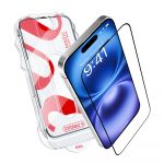 Захисне скло Intaleo з аплікатором Intaleo MagicBox для Apple iPhone 16 Black (4820266742935)