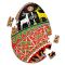 Пазл дерев`яний UkrainianPuzzles Писанка у візерунках Тараса Городецького
