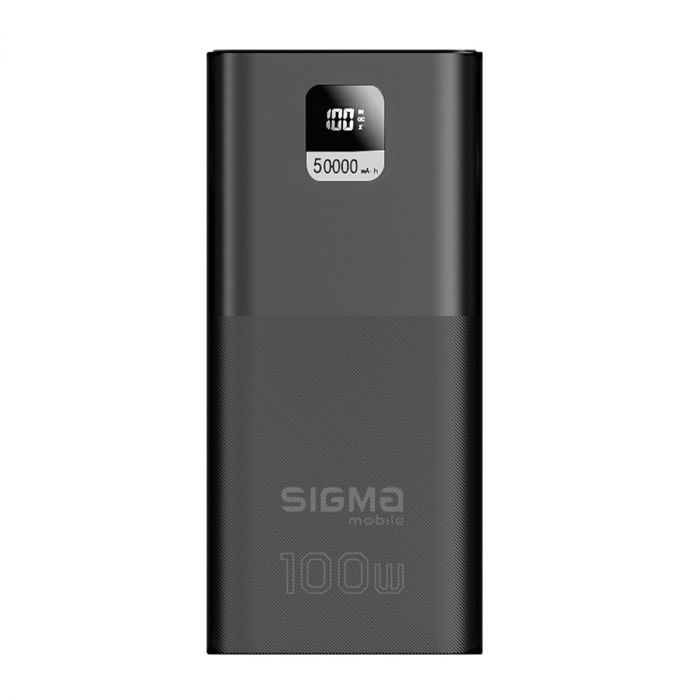 Універсальна мобільна батарея Sigma mobile X-Power SI50A6QLX 50000mAh Black (4827798741313)