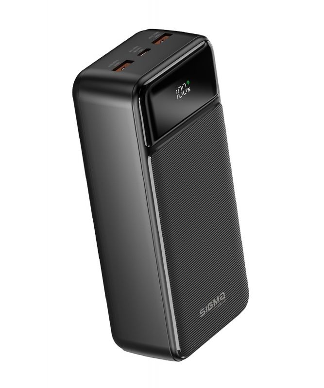 Універсальна мобільна батарея Sigma mobile X-Power SI30A4QL 30000mAh Black (4827798787311)