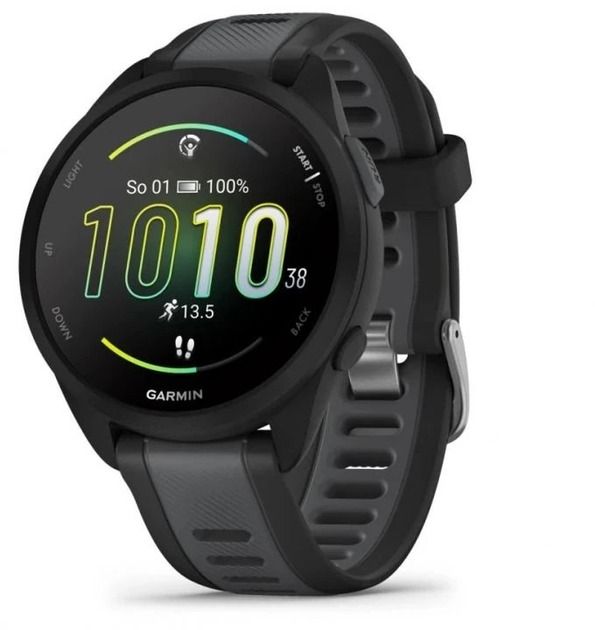 Смарт-годинник Garmin Forerunner 165 Black/Slate Gray (010-02863-A0)