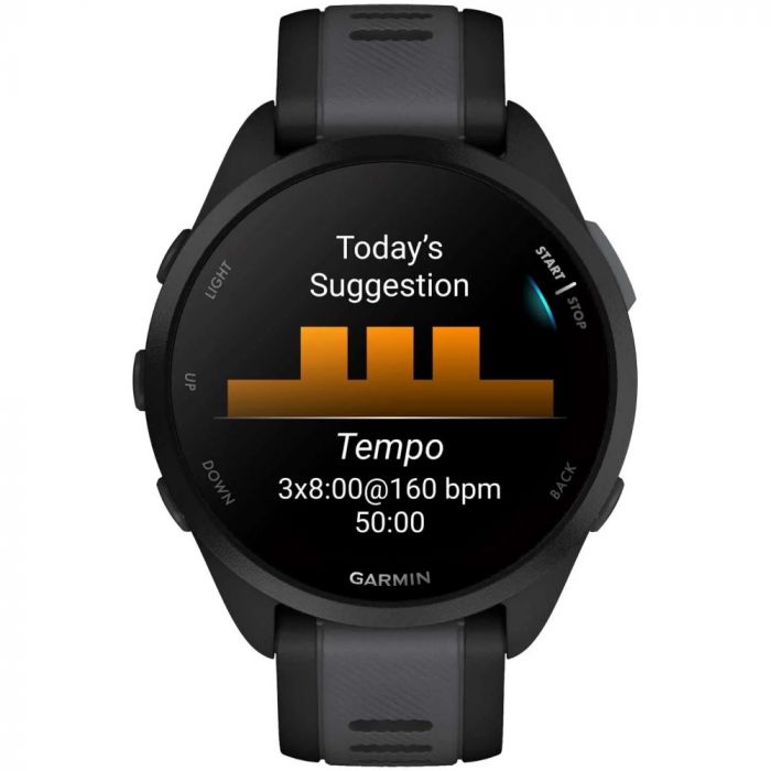 Смарт-годинник Garmin Forerunner 165 Black/Slate Gray (010-02863-A0)