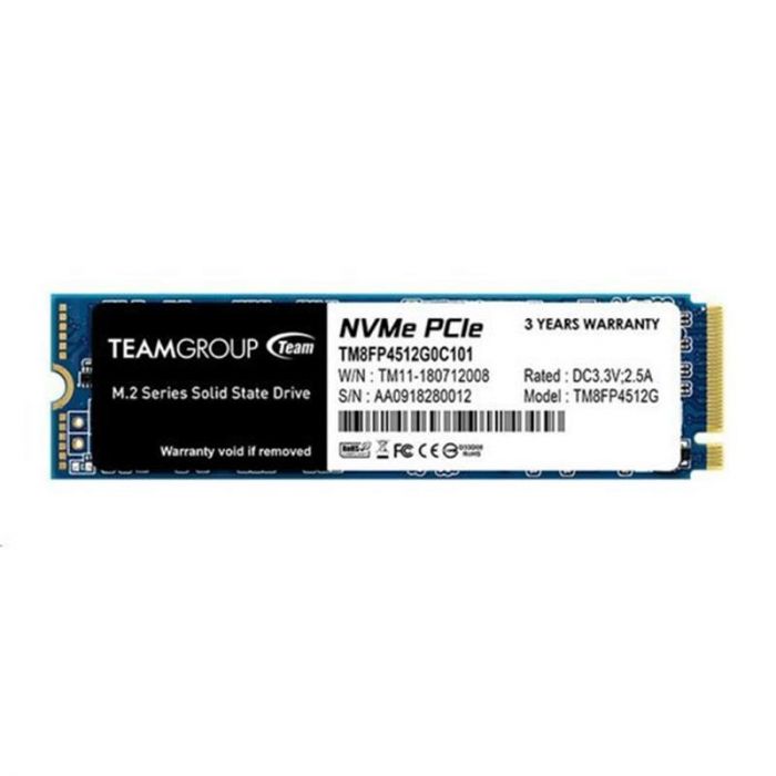 Накопичувач SSD  512GB Team MP34 M.2 2280 PCIe 3.0 x4 3D TLC (TM8FP4512G0C101)