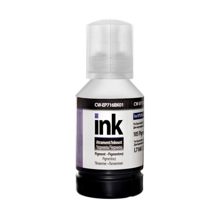 Чорнило ColorWay Epson L-7160/7180 (Black Pigment) (ColorWay-EP716BK01) 140мл