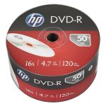 Диски DVD-R HP (69303 /DME00070-3) 4.7GB 16x, без шпинделя, 50 шт