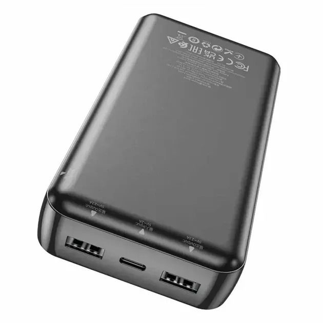 Універсальна мобільна батарея Hoco J100A 20000mAh Black (6931474783585)