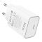 Мережевий зарядний пристрій Hoco C143A (1USB-C, 3А) 20W White (6942007652063)