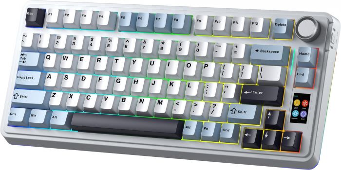 Клавіатура бездротова Aula S75 Pro White (6978080502148)