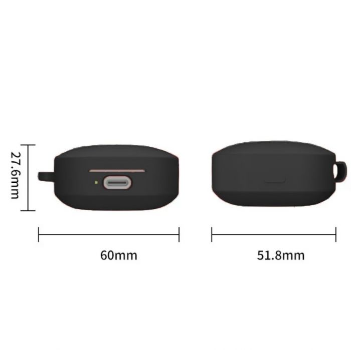 Чохол для навушників BeCover Silicon для Xiaomi Redmi Buds 6 Active Black (712012)