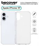 Чохол-накладка BeCover Anti-Shock для Apple iPhone 17 Clear (713793)