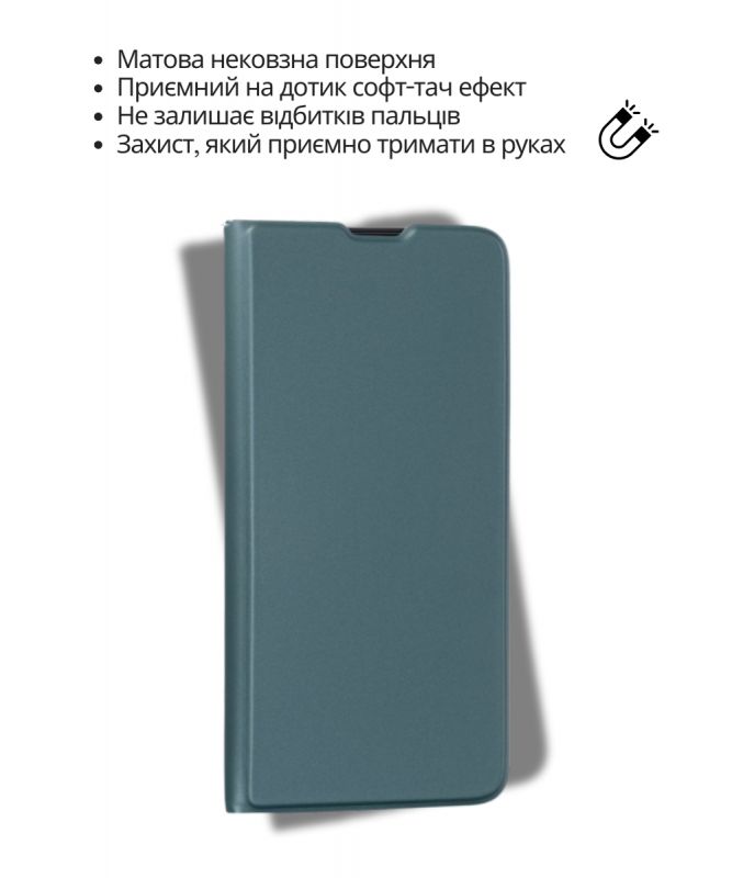 Чохол-книжка BeCover Exclusive New Style для Samsung Galaxy А37 SM-A376 Dark Green (714925)