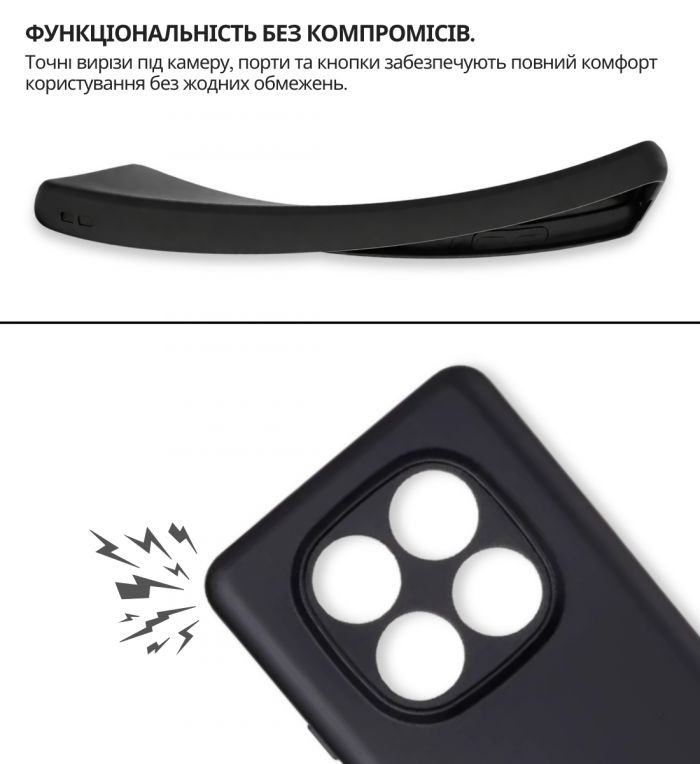 Чохол-накладка BeCover для Xiaomi Redmi Note 15 Pro Plus 5G Black (714976)