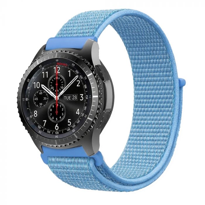 Ремінець BeCover Nylon Style для Samsung Galaxy Watch 46mm/Watch 3 45mm/Gear S3 Classic/Gear S3 Frontier Aqua Blue (715001)
