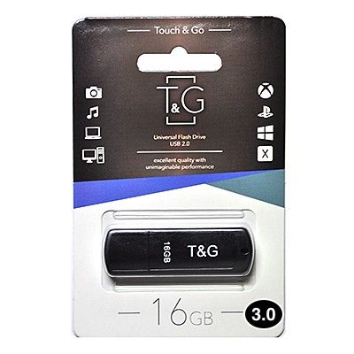 Флеш-накопичувач USB3.0 16GB T&G 011 Classic Series Black (TG011-16GB3BK)